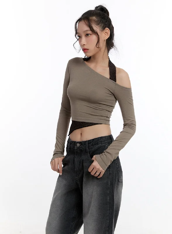 Solid Twist Crop Tee CN420