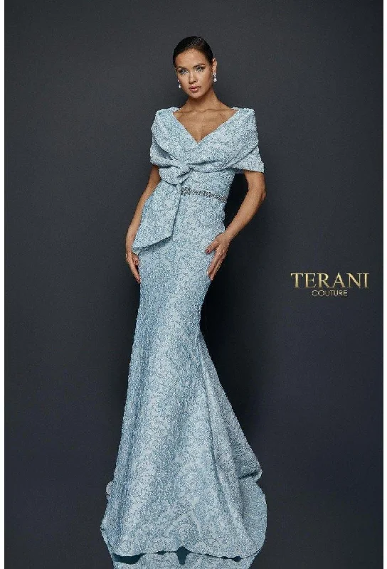 Terani Couture 1921M0726 Powder Blue 20 Sale