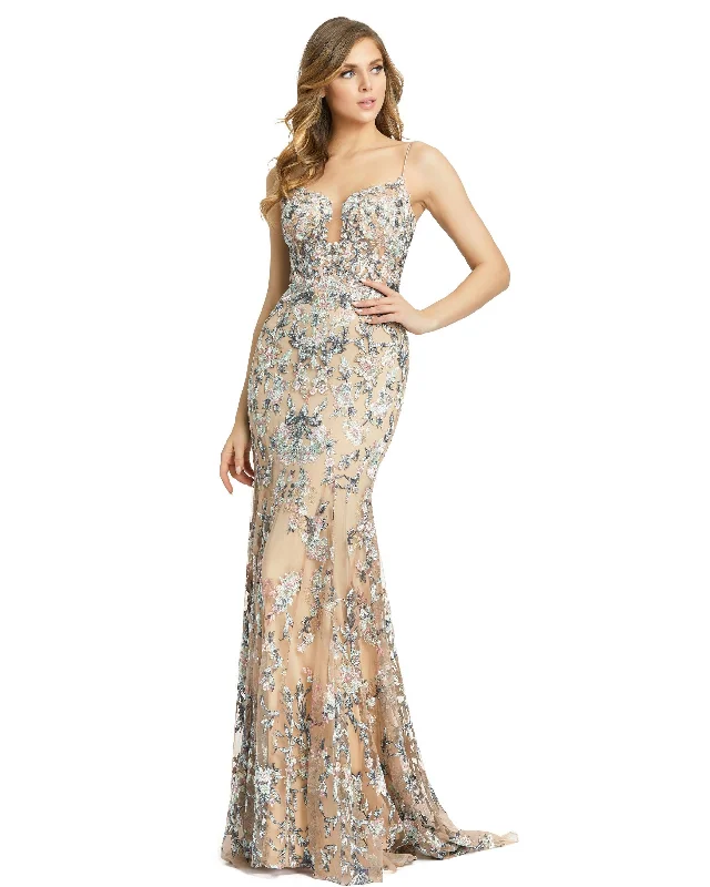 Mac Duggal A79313 Long Formal Fitted Prom Dress