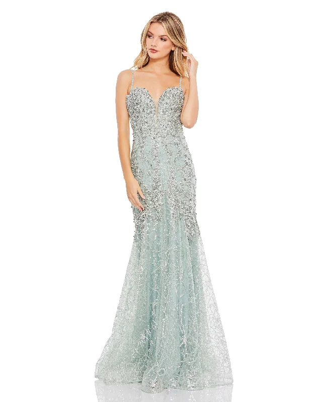 Mac Duggal A20242 Formal Prom Long Beaded Gown