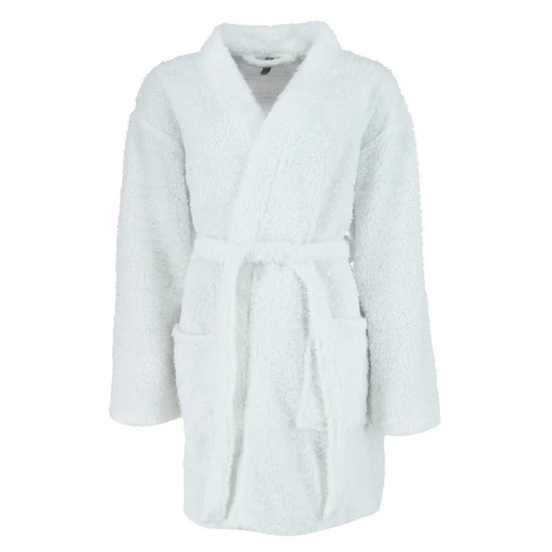 PJ Couture Women's Metallic Glitter Komono Plush Robe