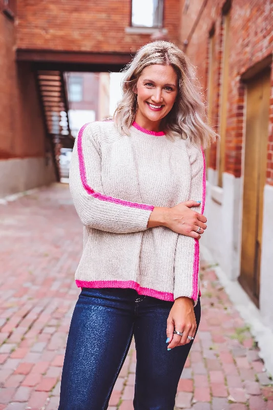 Brynn Sweater-Taupe