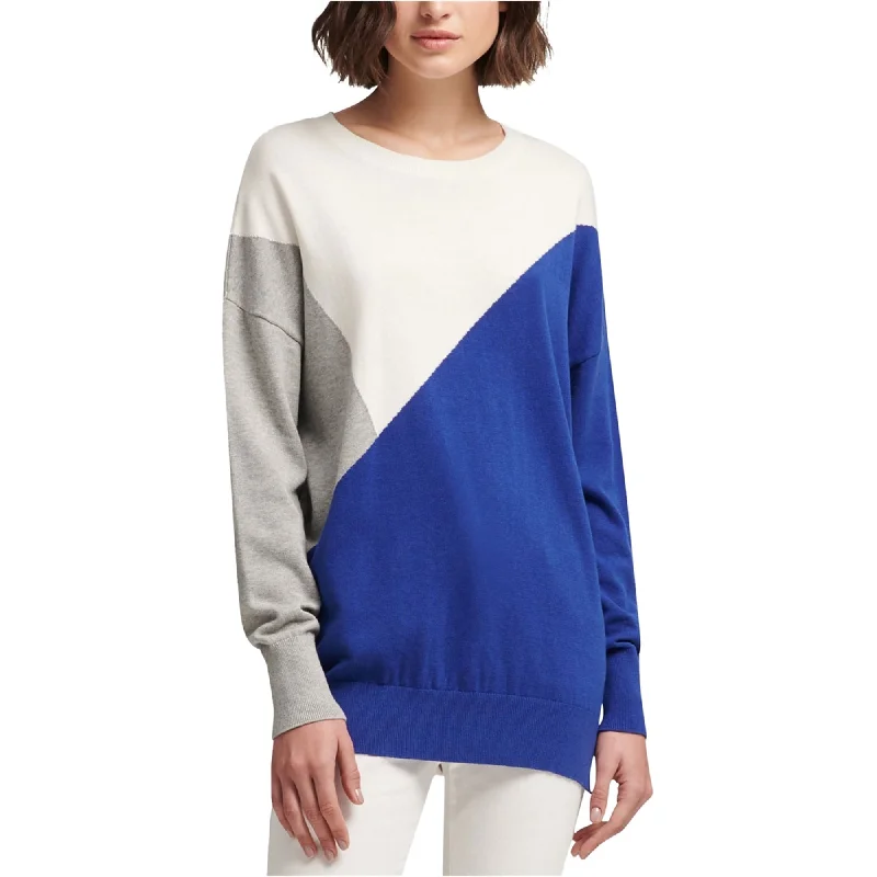 Dkny Womens Colorblocked Knit Sweater