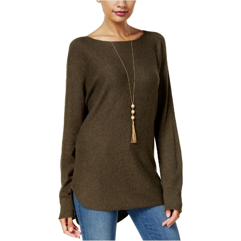 I-N-C Womens Shirttail Knit Sweater