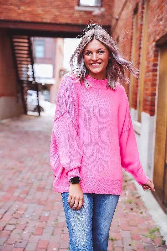 Kenzie Sweater-Pink