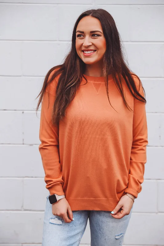 Maria Sweater-Orange