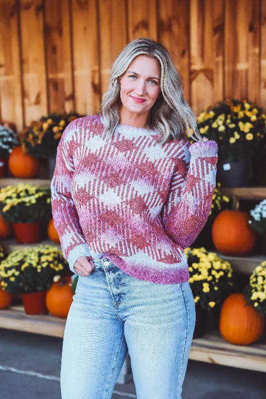 Megan Plaid Sweater