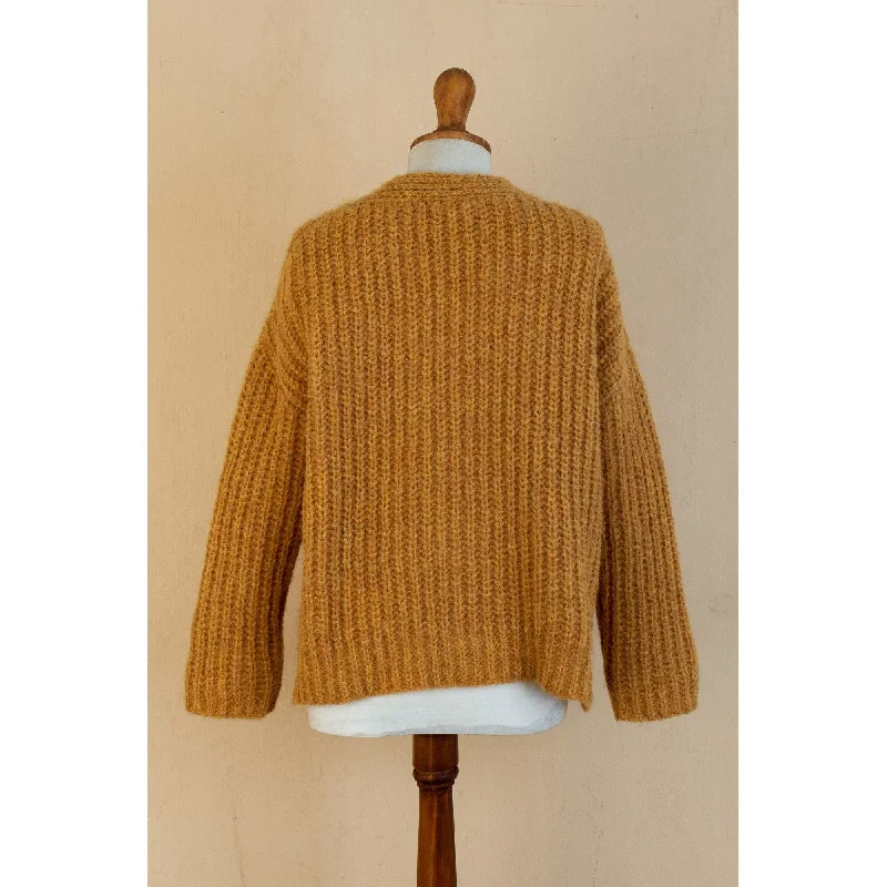 Novica Handmade Honey Illusions Blend Sweater