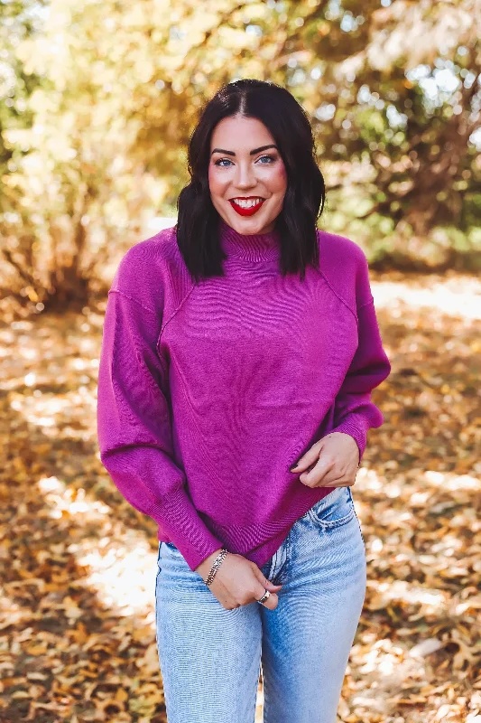 Olivia Sweater-Light Plum