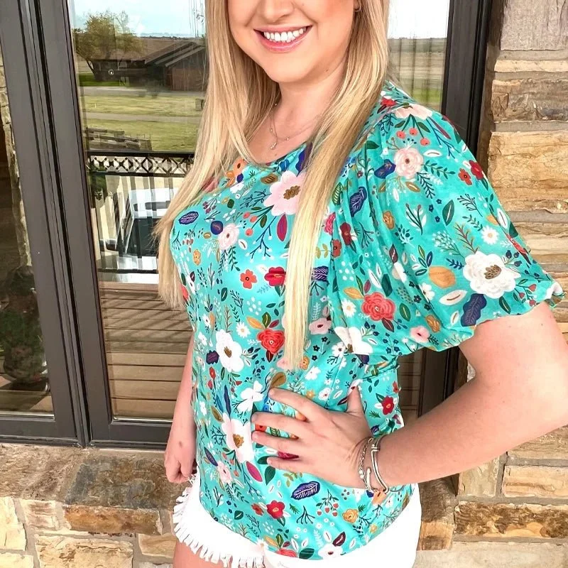 Plus Beautiful In Bloom Top