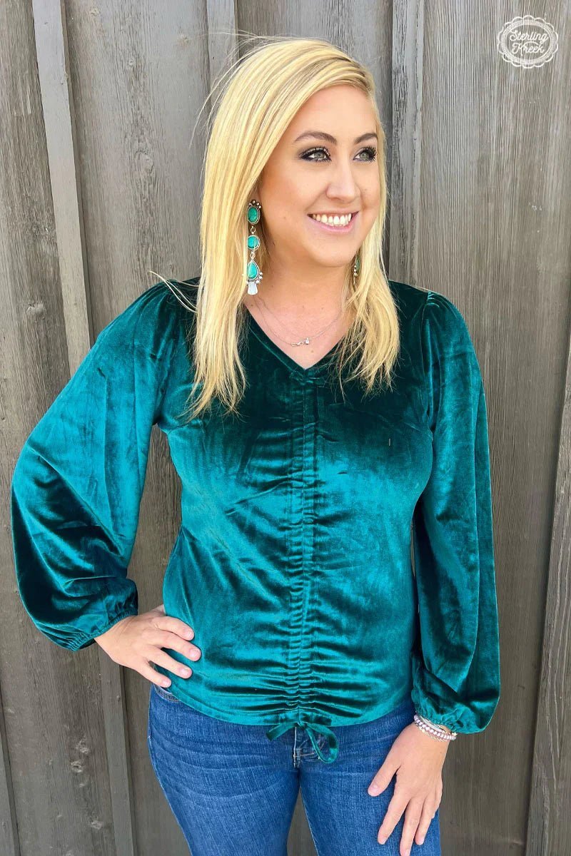 Plus Texas Twist Emerald Top