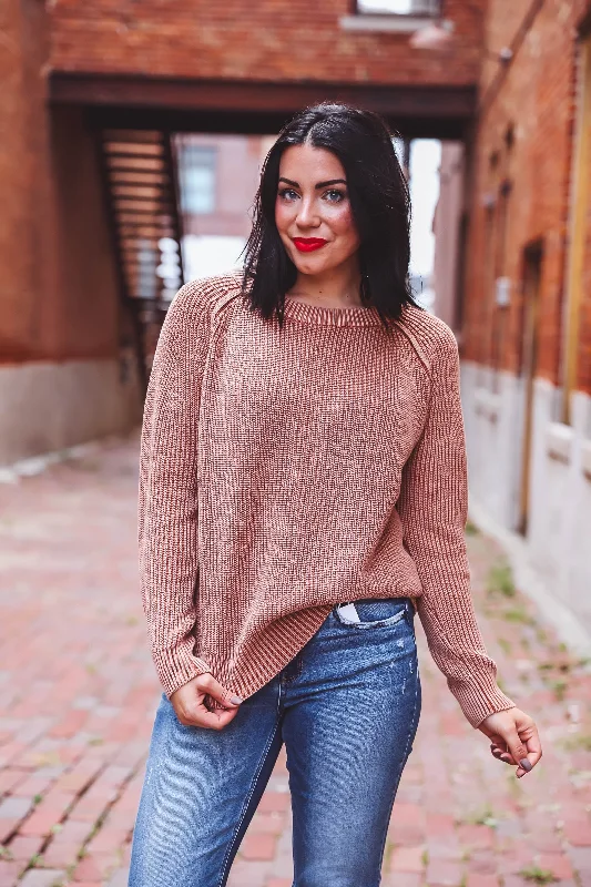 Regina Sweater-Terracotta