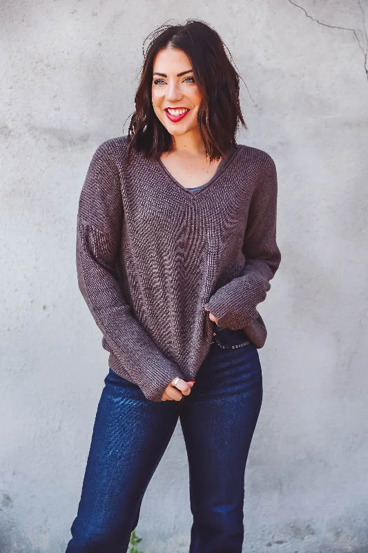 Taryn Sweater-Charcoal