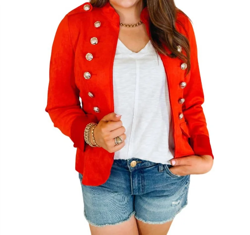 Clementine Jacket In Orange