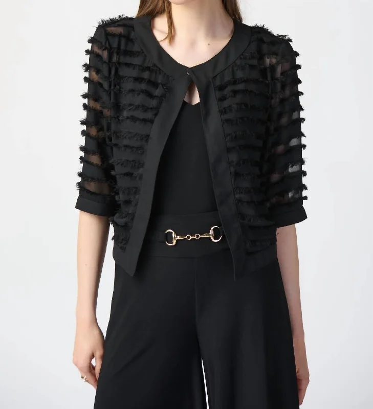 Evening Jacket In Black