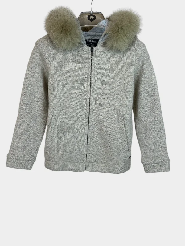 Wool Cotton Zipped Jacket