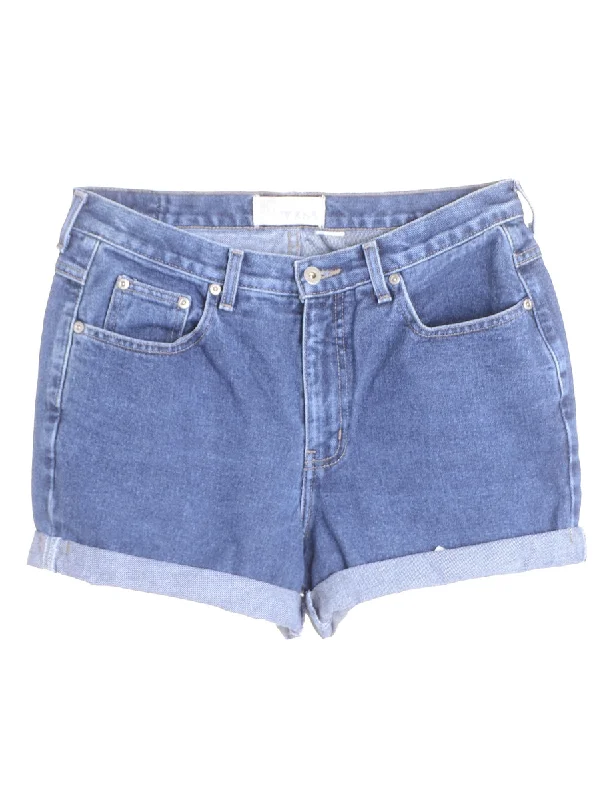 Label Willow Rolled Hem Denim Shorts