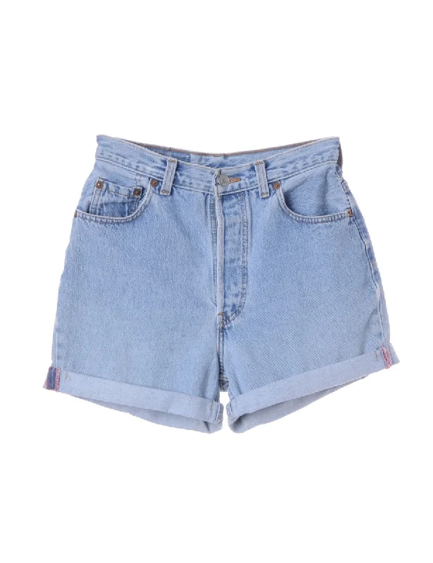 Label Willow Rolled Hem Denim Shorts