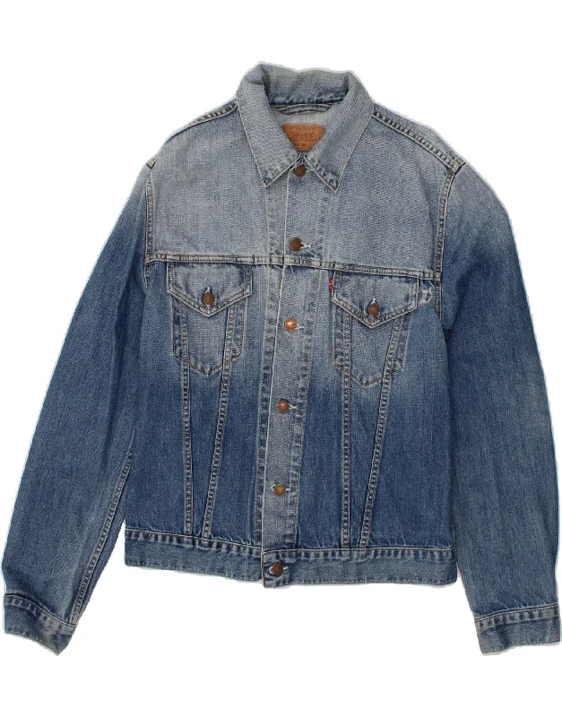 LEVI'S Womens Denim Jacket UK 18 XL Blue Cotton