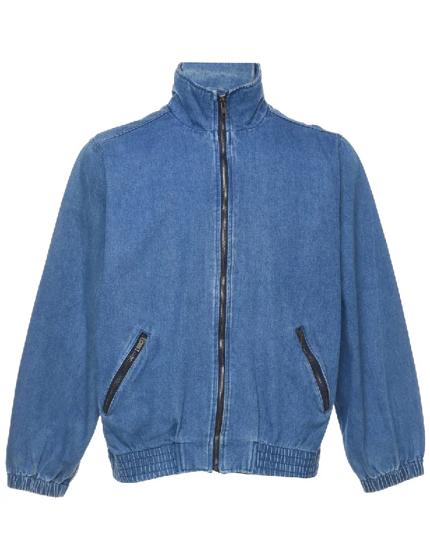 Medium Wash Denim Jacket - S