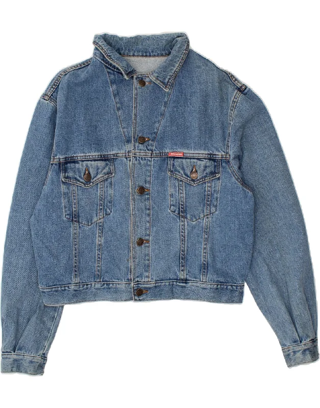 RICA LEWIS Womens Denim Jacket UK 16 Large Blue