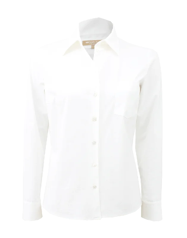 Cotton Poplin Slim Shirt