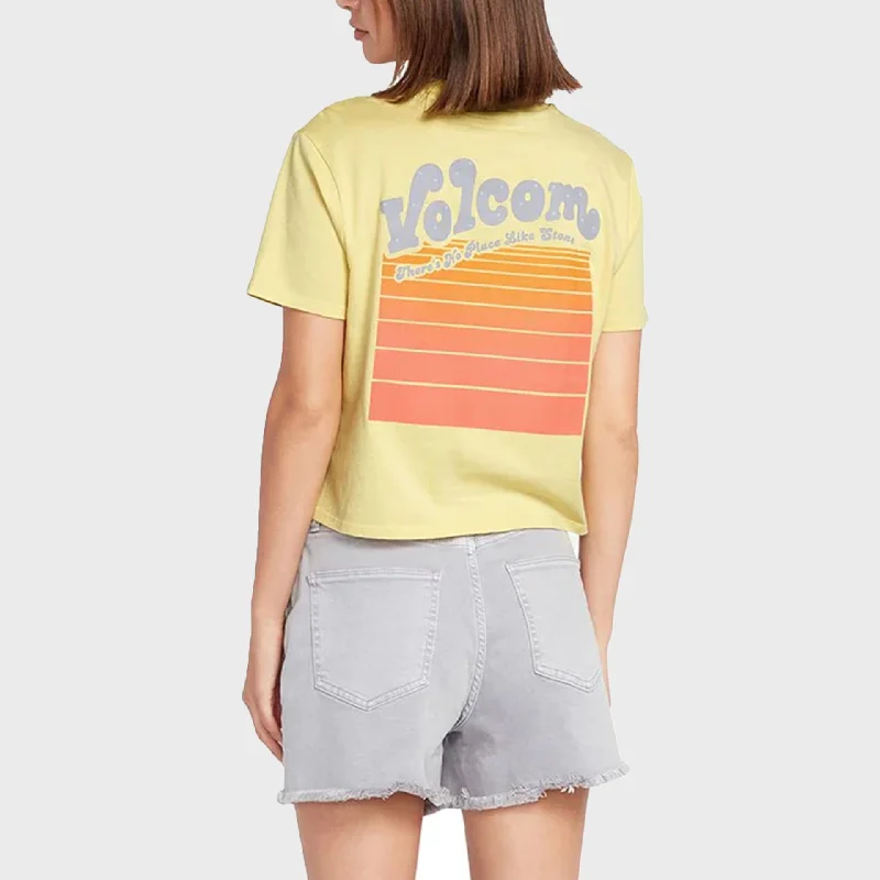 Volcom Pocket Womens Dial T-Shirt - Citron