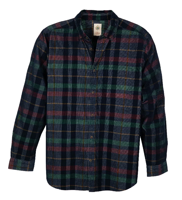 Old Steamboat Plaid Corduroy Shirt