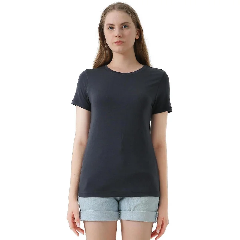 Women's Merino 170g Classic Short Sleeve T-Shirt Charcoal