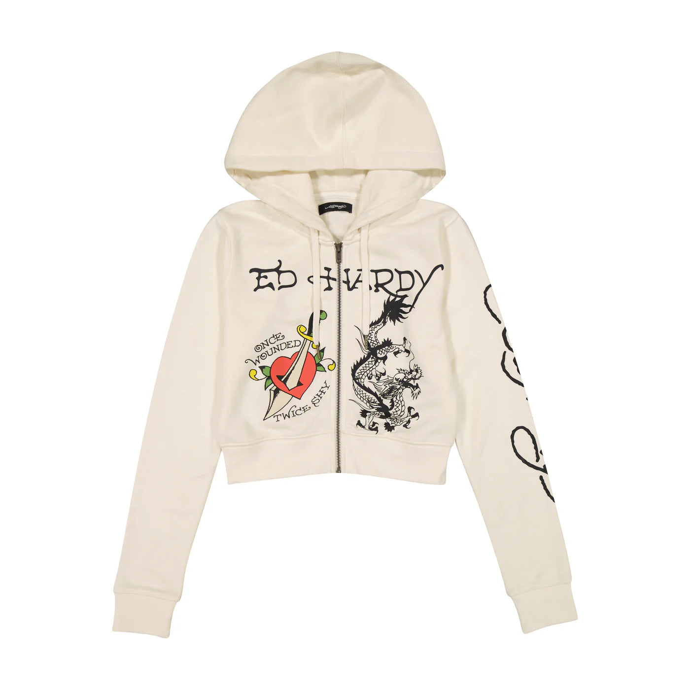 Dagger Heart Zip Up Hoodie