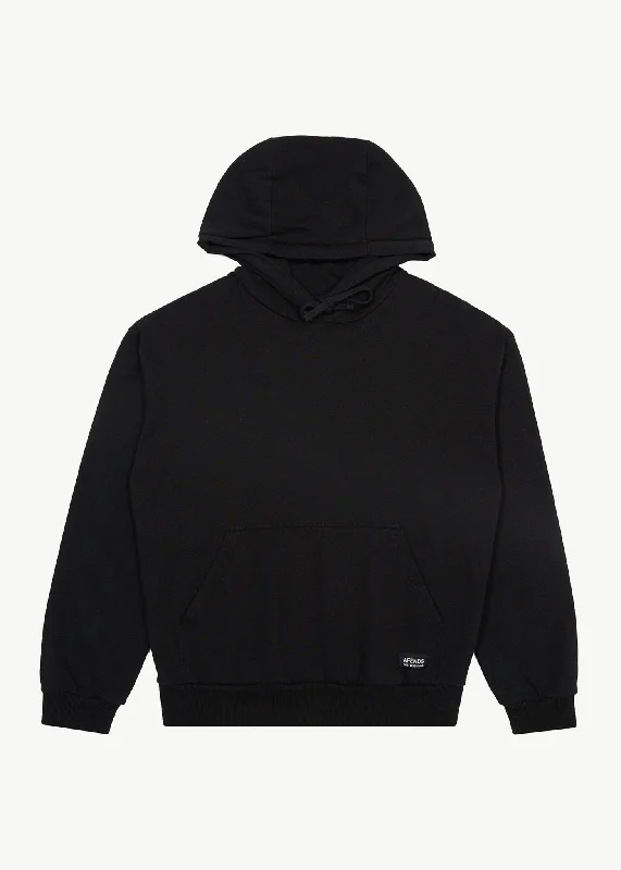 AFENDS Mens All Day - Relaxed Hoodie - Black