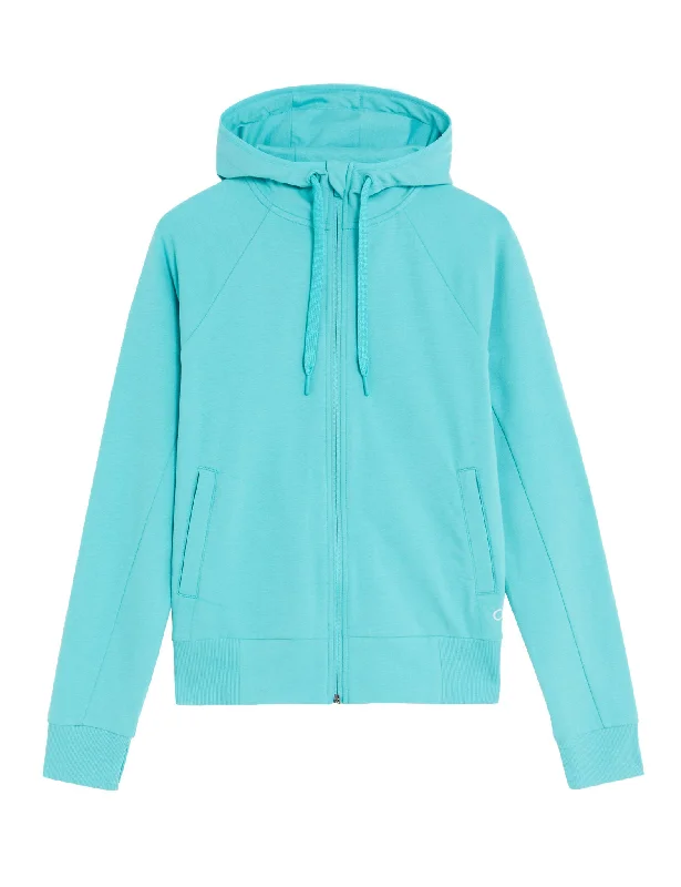 Cotton Rich Zip Up Hoodie