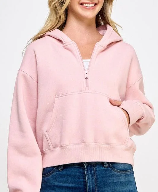 Half Zip Hoodie