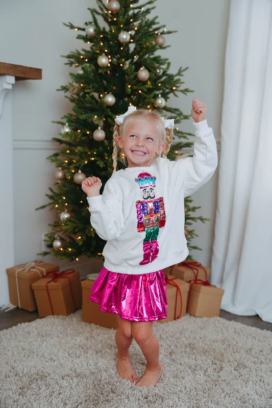 Queen Of Sparkles Kids Nutcracker Sweatshirt