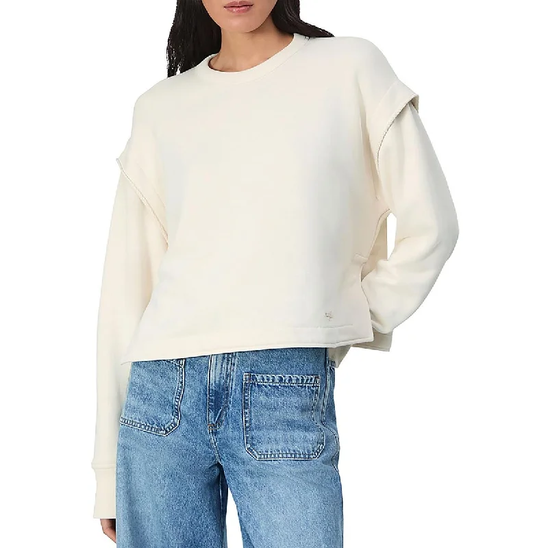 Womens Cotton Blend Layered Sweatshirt